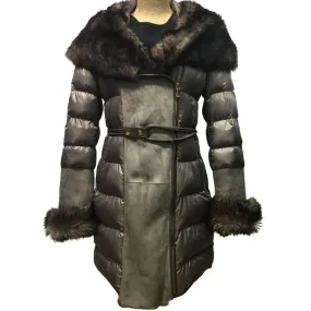 Parka Coat with Fur Hood