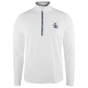 Penguin Men's Technical 1/4 Zip Longsleeve - Bright White