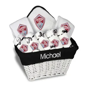 Personalized Colorado Rapids Large Basket - 9 Items