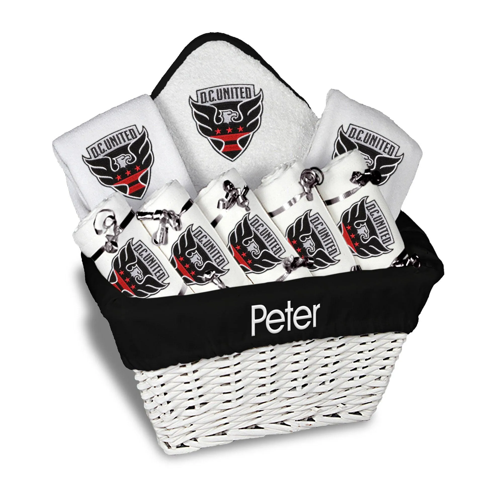 Personalized D.C. United Large Basket - 9 Items