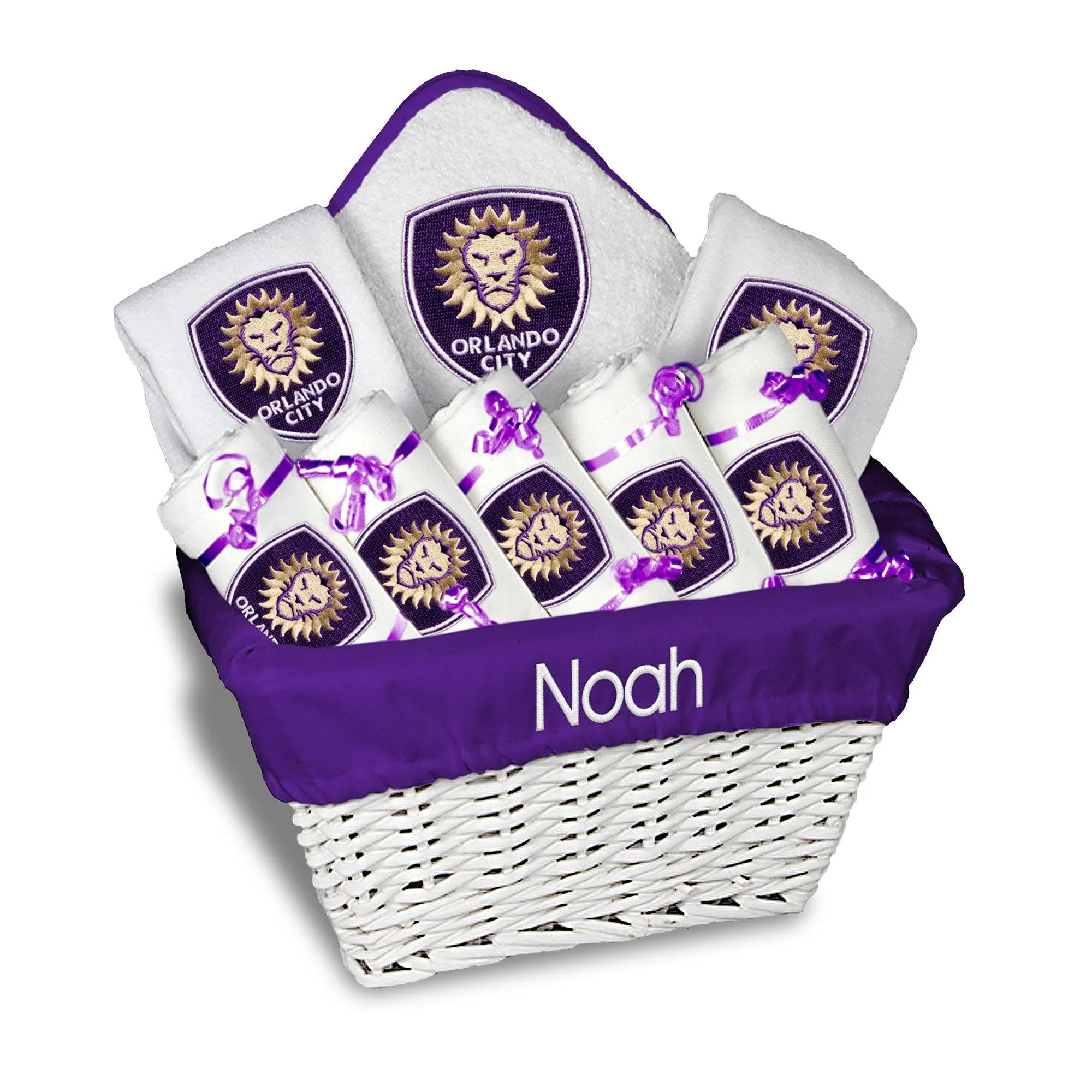 Personalized Orlando City Large Basket - 9 Items