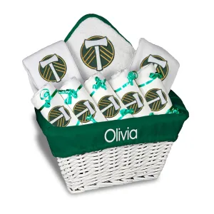 Personalized Portland Timbers Large Basket - 9 Items