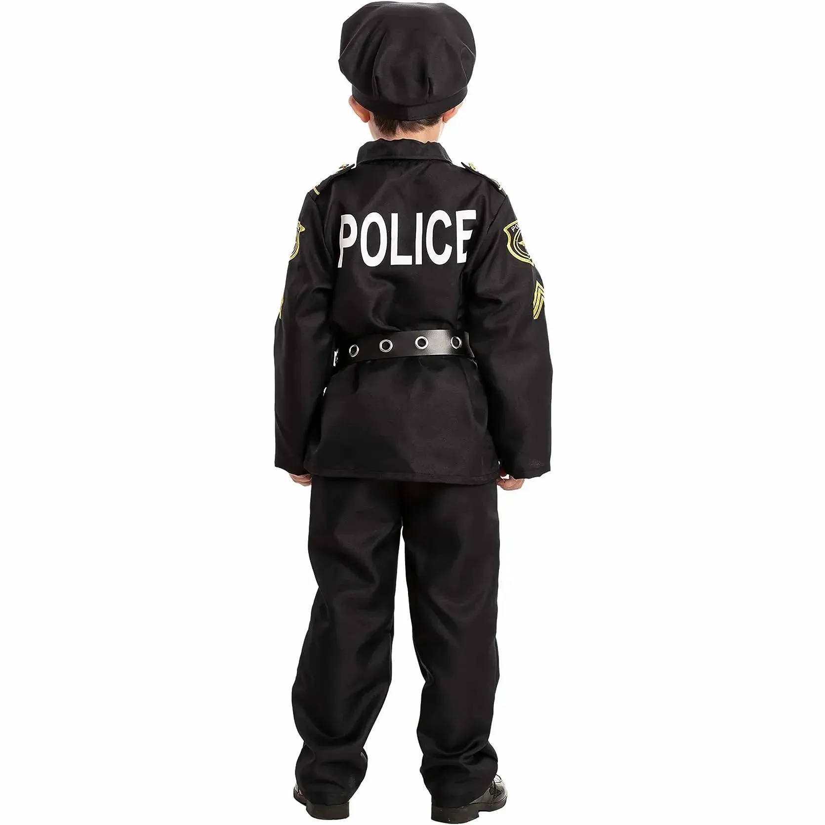 Police Costume for Kids, Cop Costume Outfit Set