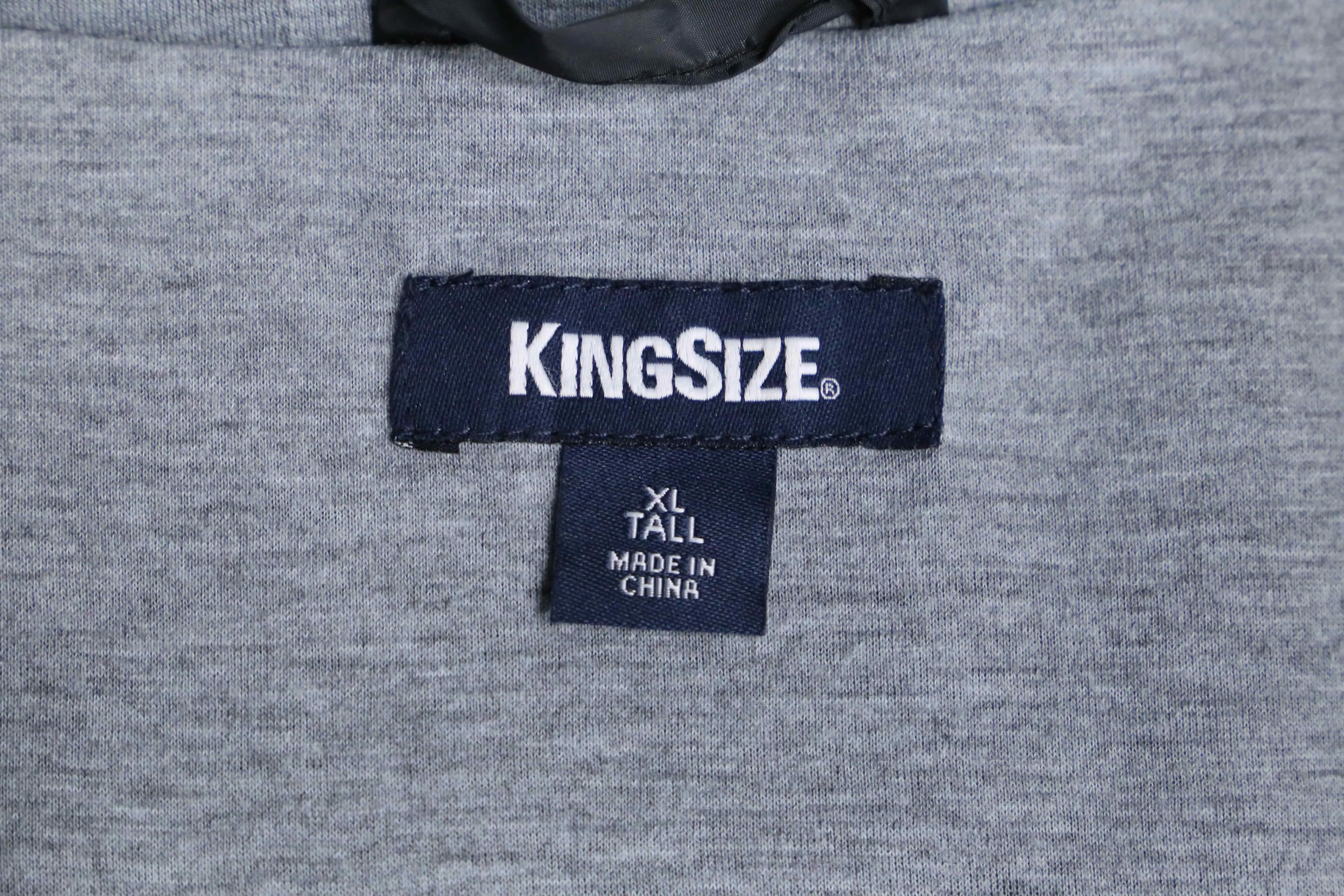 "KING SIZE" XL nylon zip parka