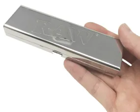 RAW Stainless Steel Paper Case - King Size Rolling Paper Container