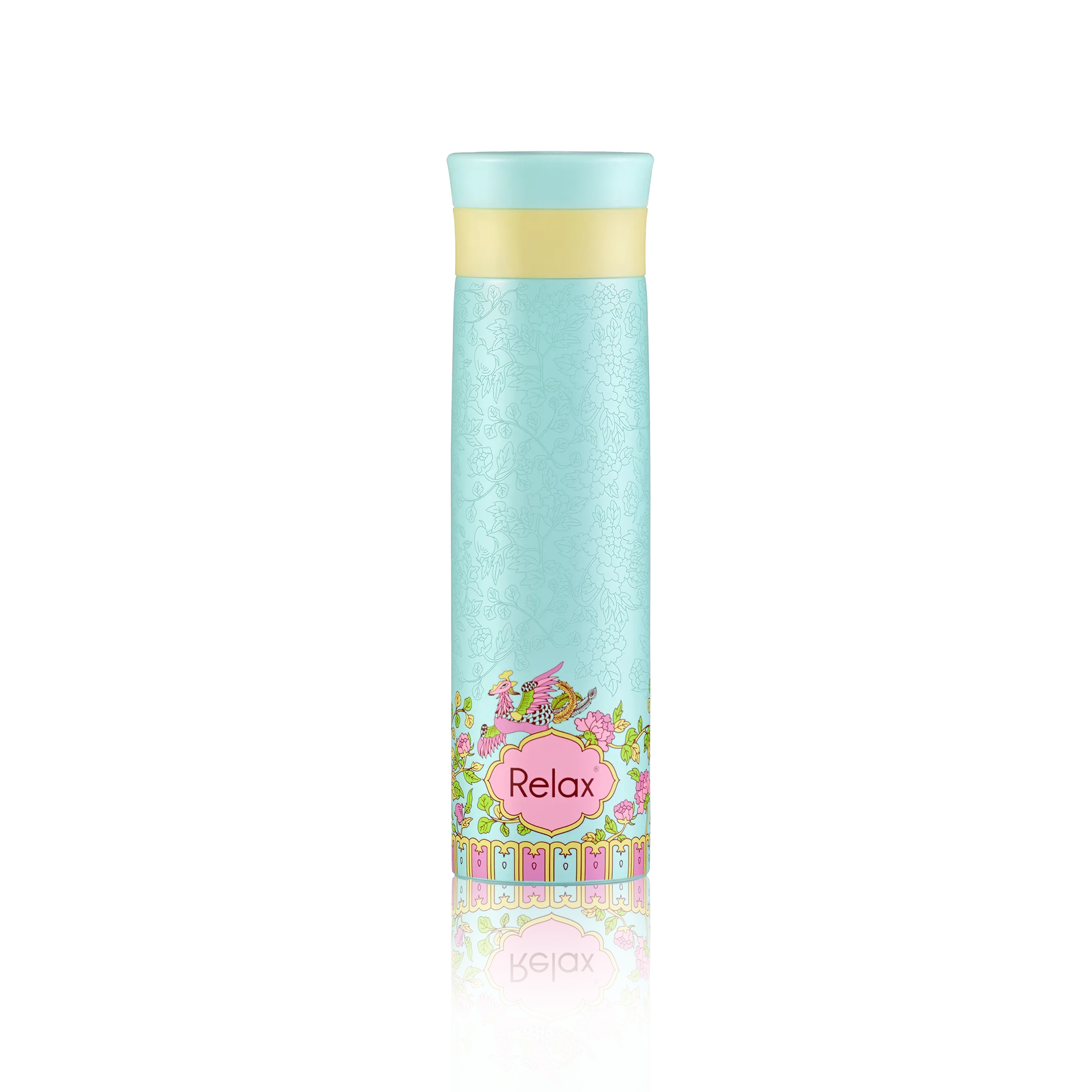 RELAX 500ML TALES OF NYONYA THERMAL FLASK - CYAN PHEONIX