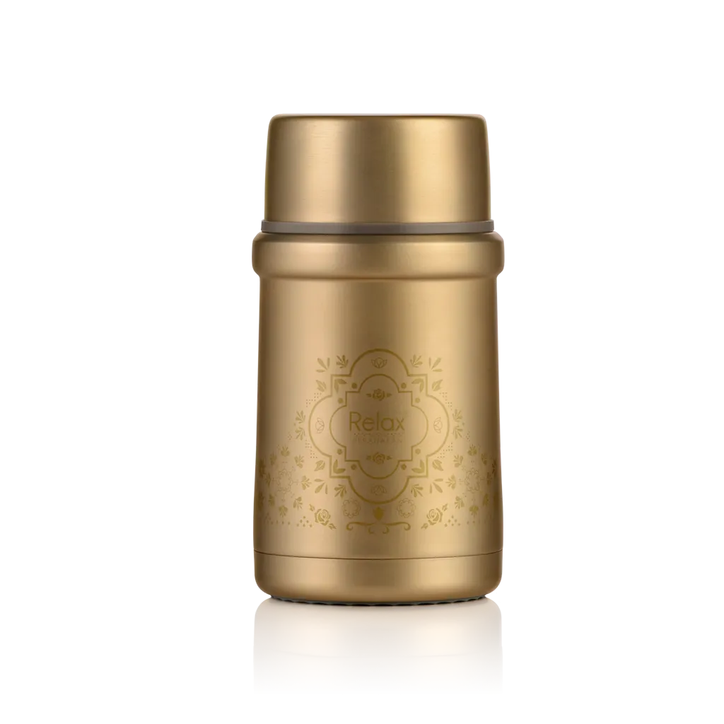 RELAX 720ML 18.8 STAINLESS STEEL THERMAL FOOD JAR - GOLD