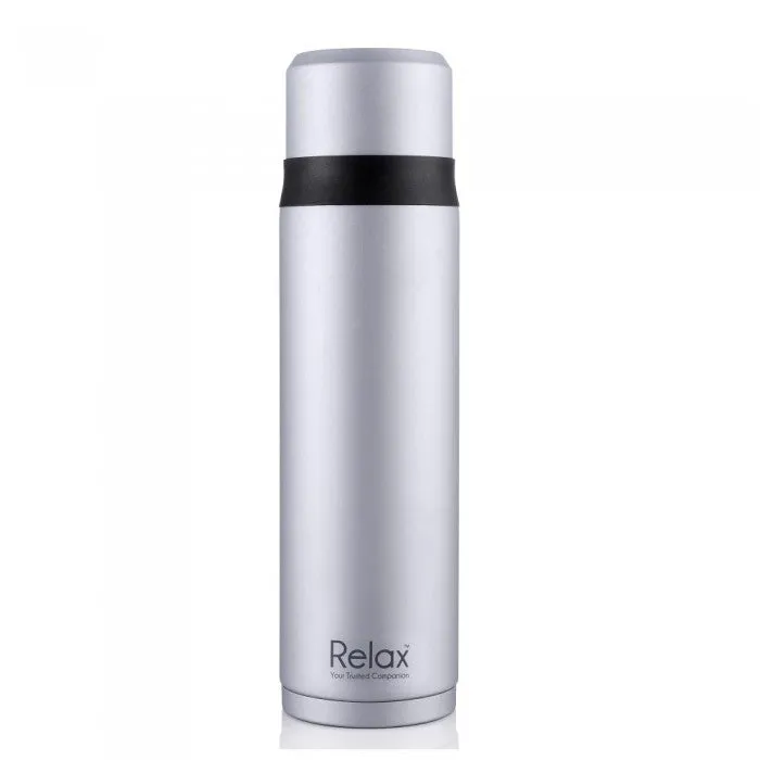 RELAX 750ML 18.8 STAINLESS STEEL THERMAL FLASK WITH FREE POUCH