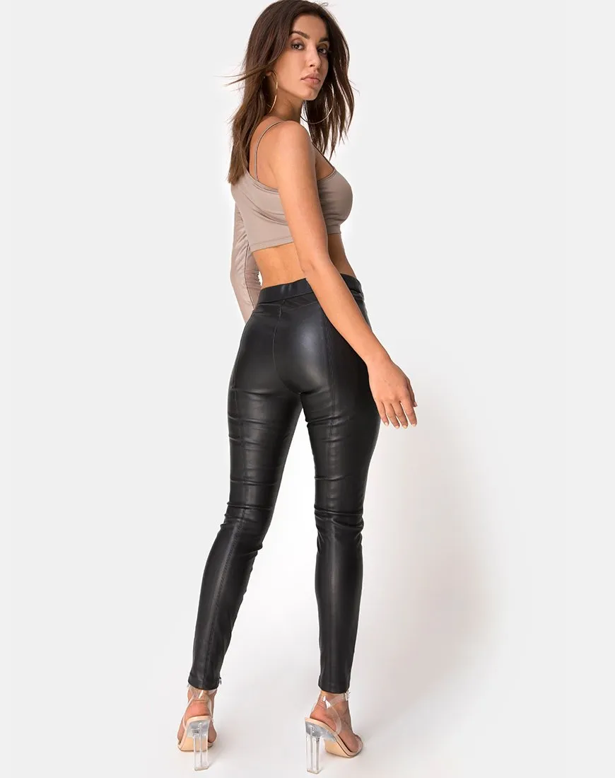 Rhi Top in Cocoa Spandex