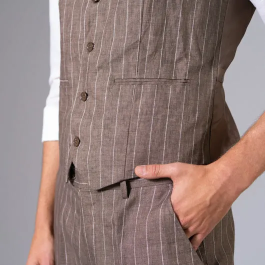 Sand Dune Linen Waist Coat