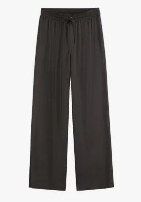 Satin Wide Leg Trousers