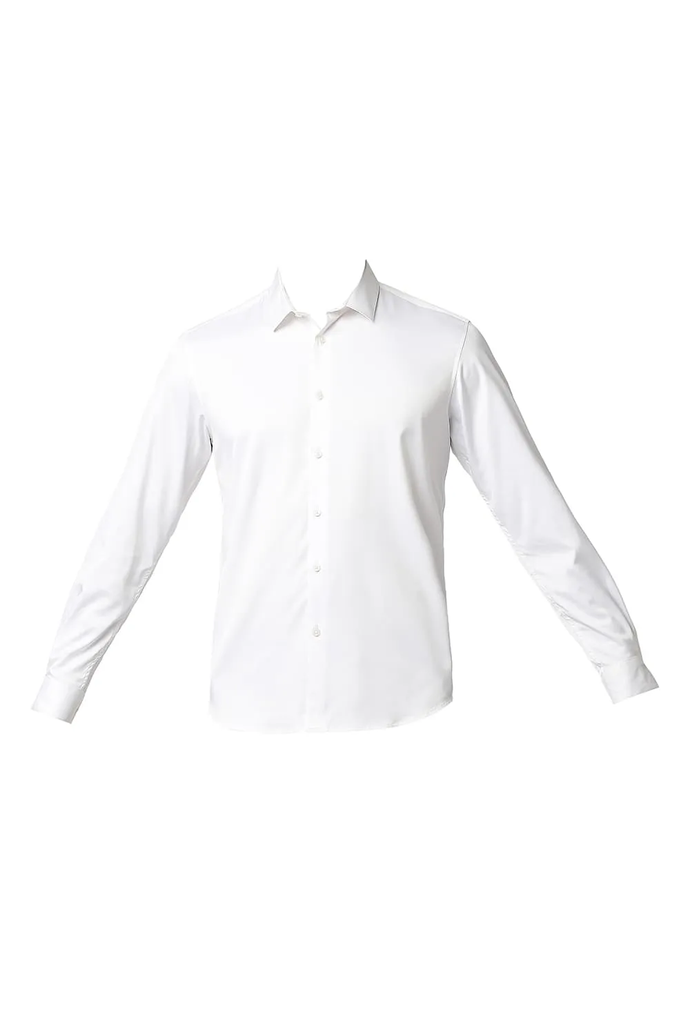 Slim Fit Polyester Stretch Shirt