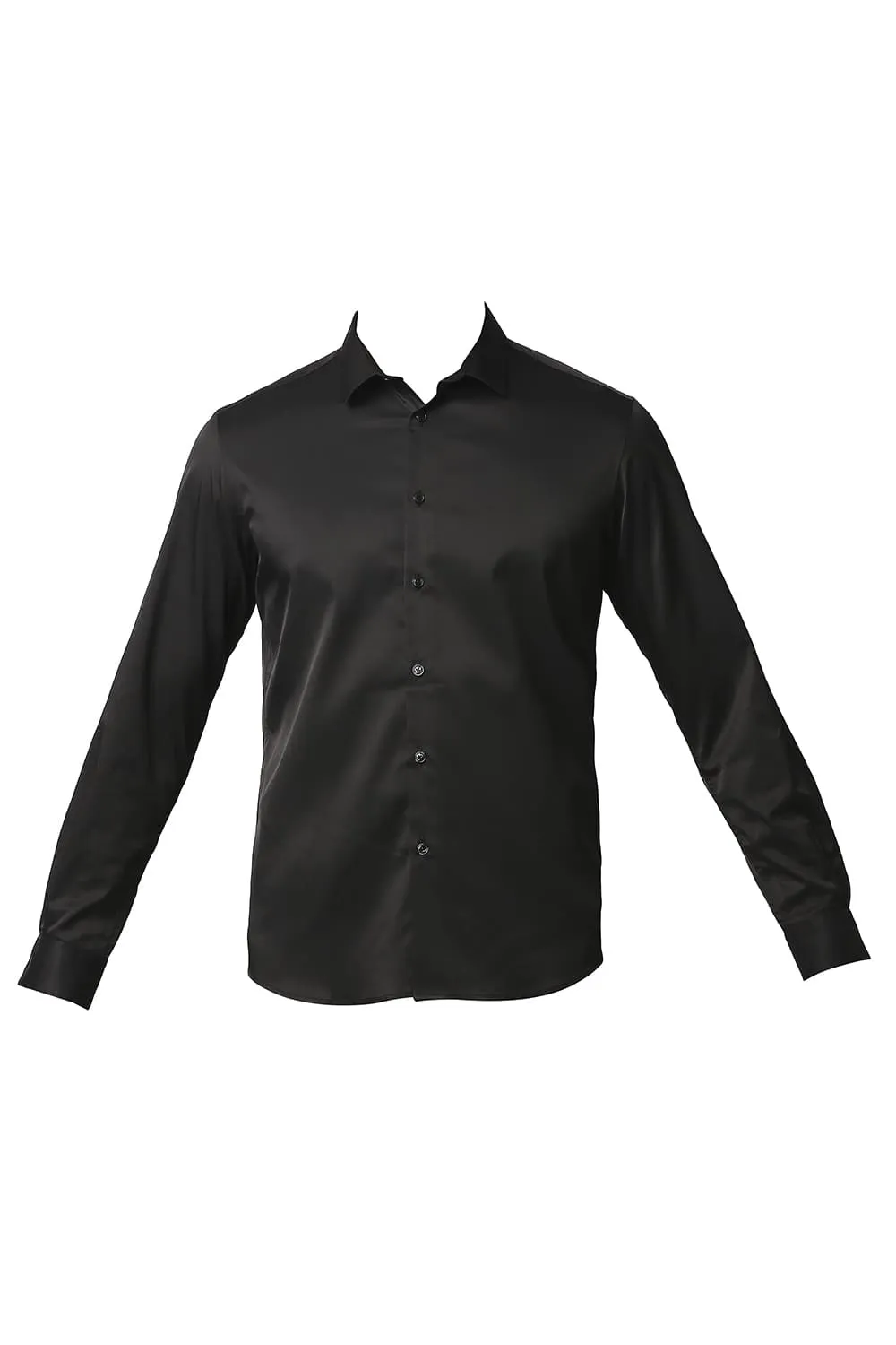 Slim Fit Polyester Stretch Shirt