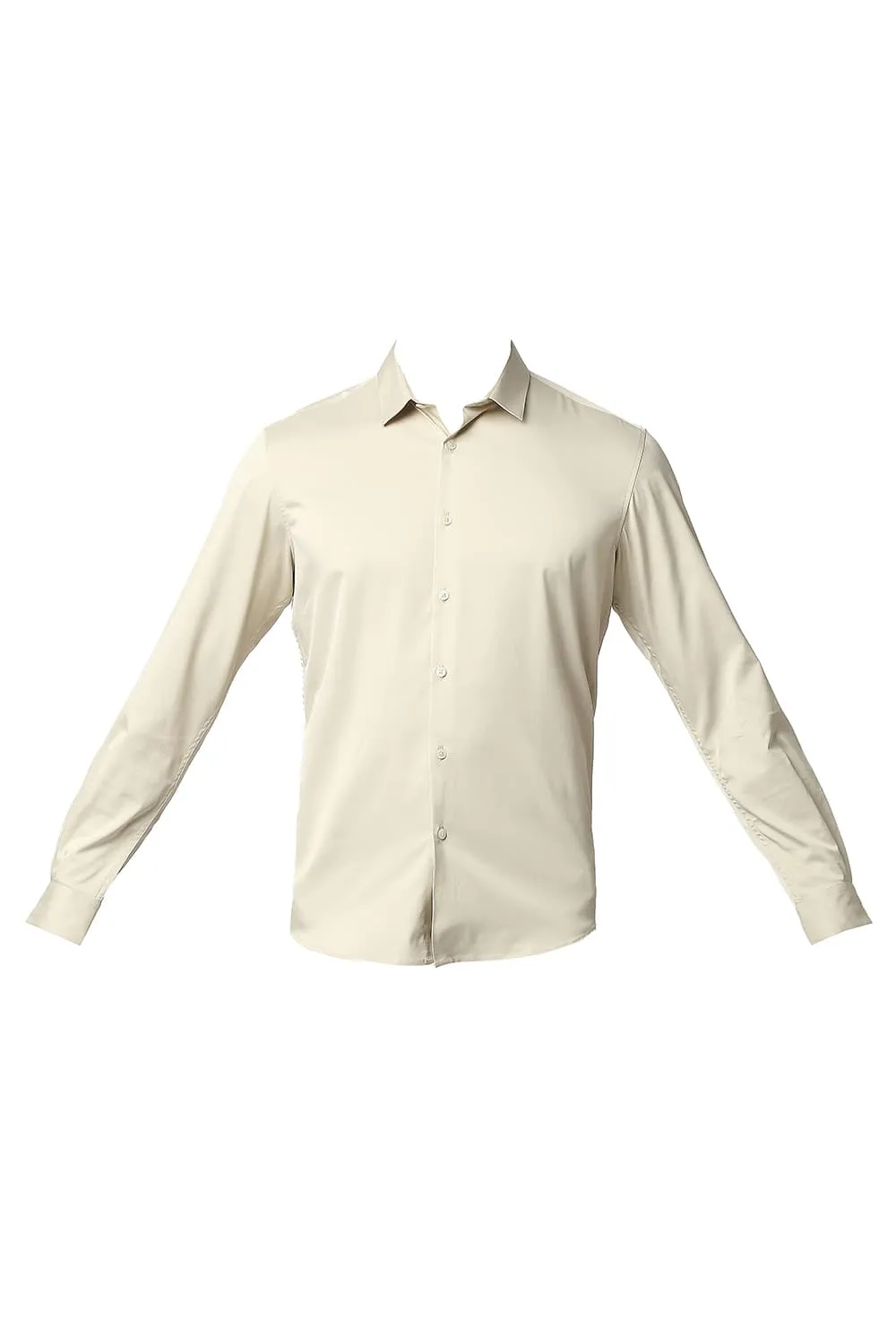 Slim Fit Polyester Stretch Shirt