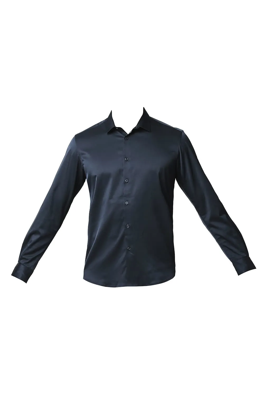 Slim Fit Polyester Stretch Shirt