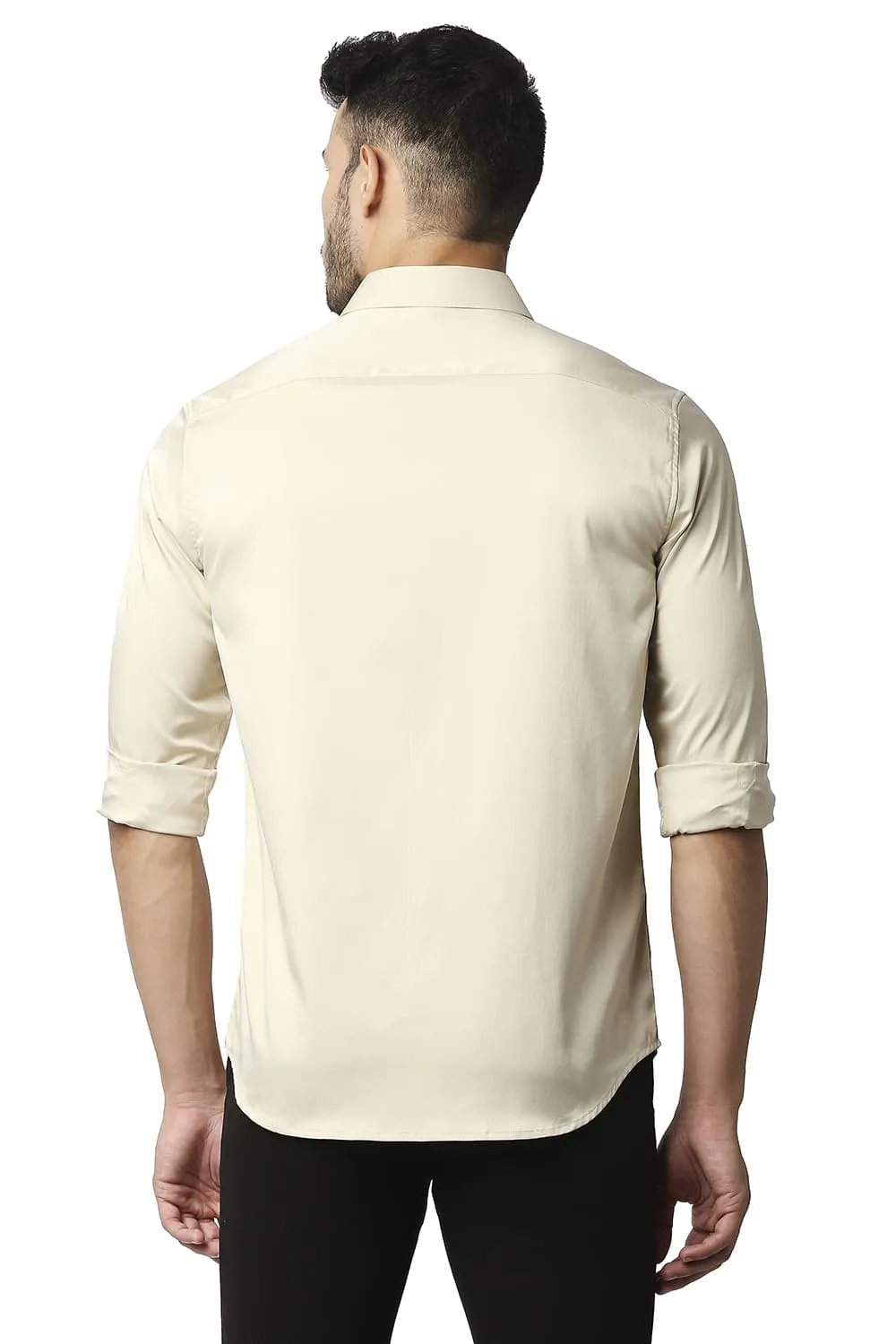 Slim Fit Polyester Stretch Shirt