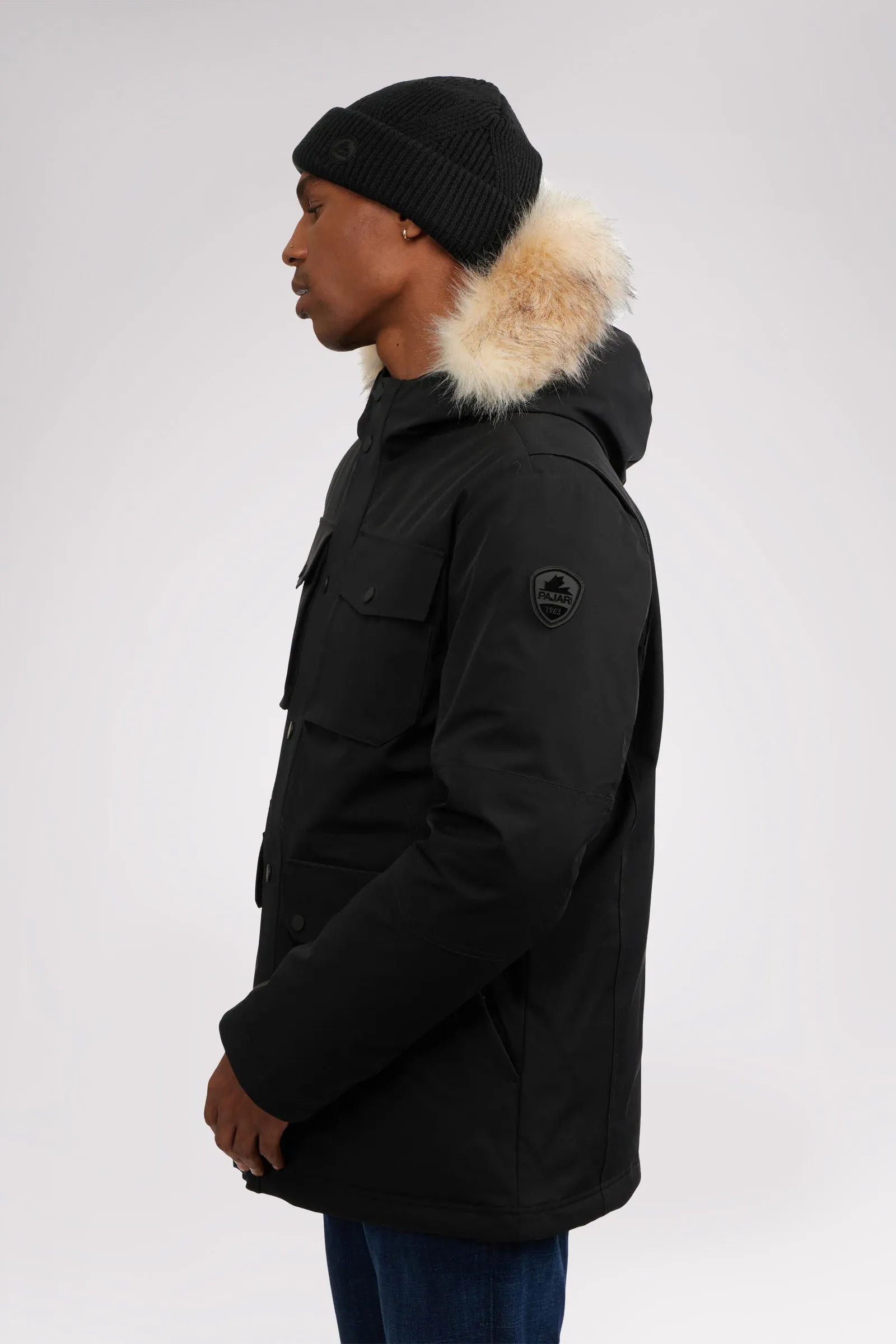 Soren Men's Parka w/Faux Fur Trim