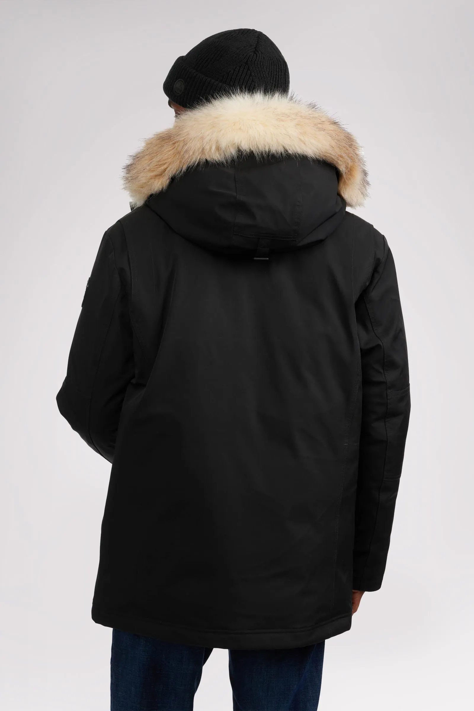 Soren Men's Parka w/Faux Fur Trim