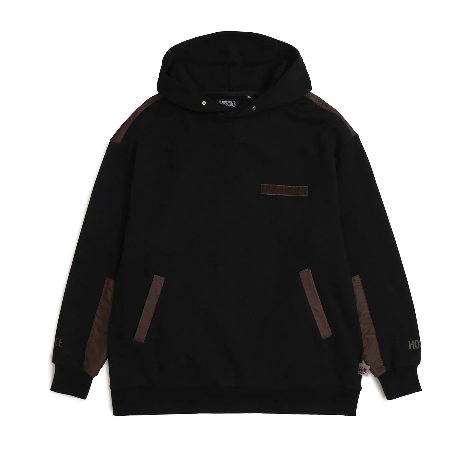 Switching Sweat Parka BLACK