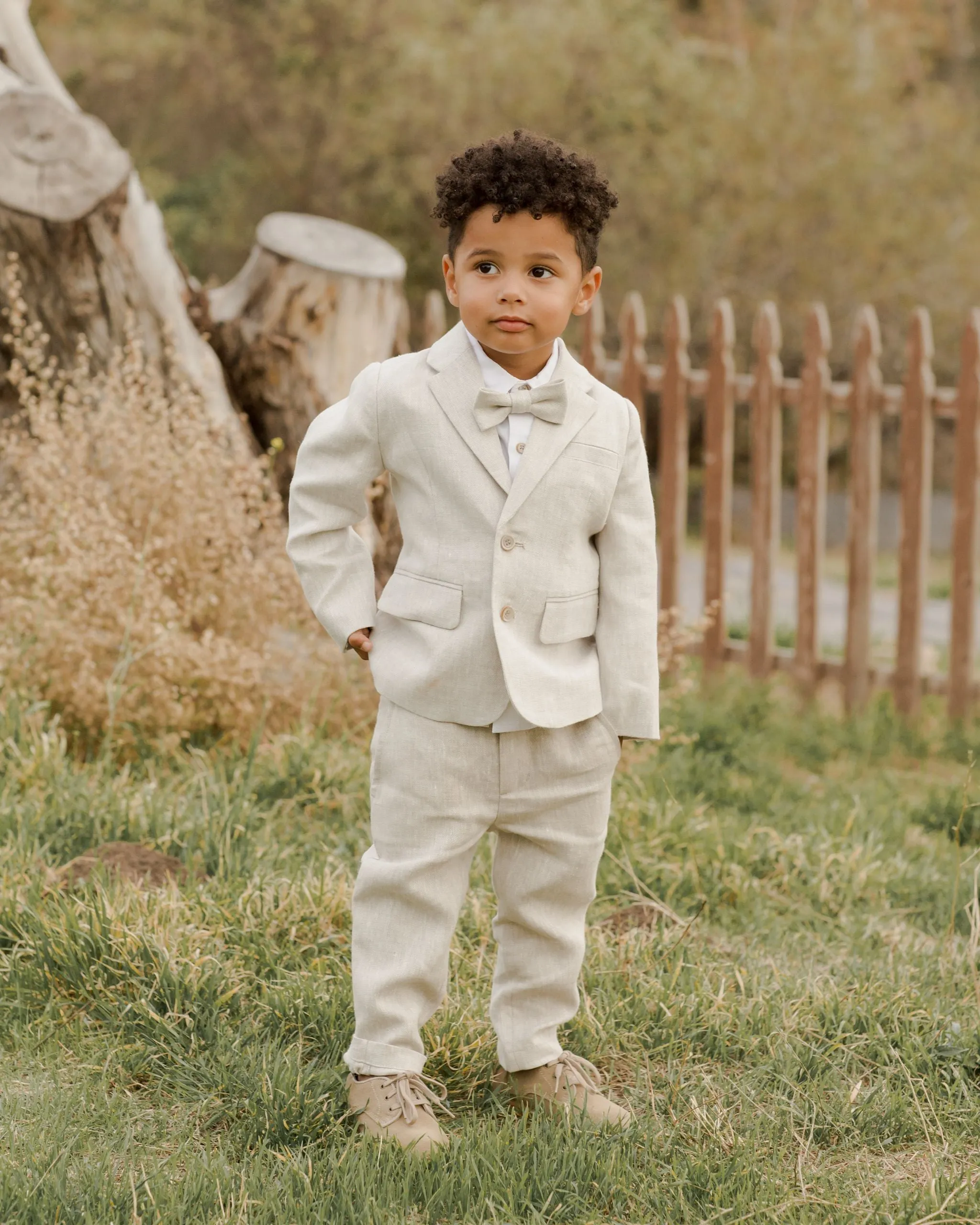 The Sebastian Pant by Noralee - Linen - KIDS