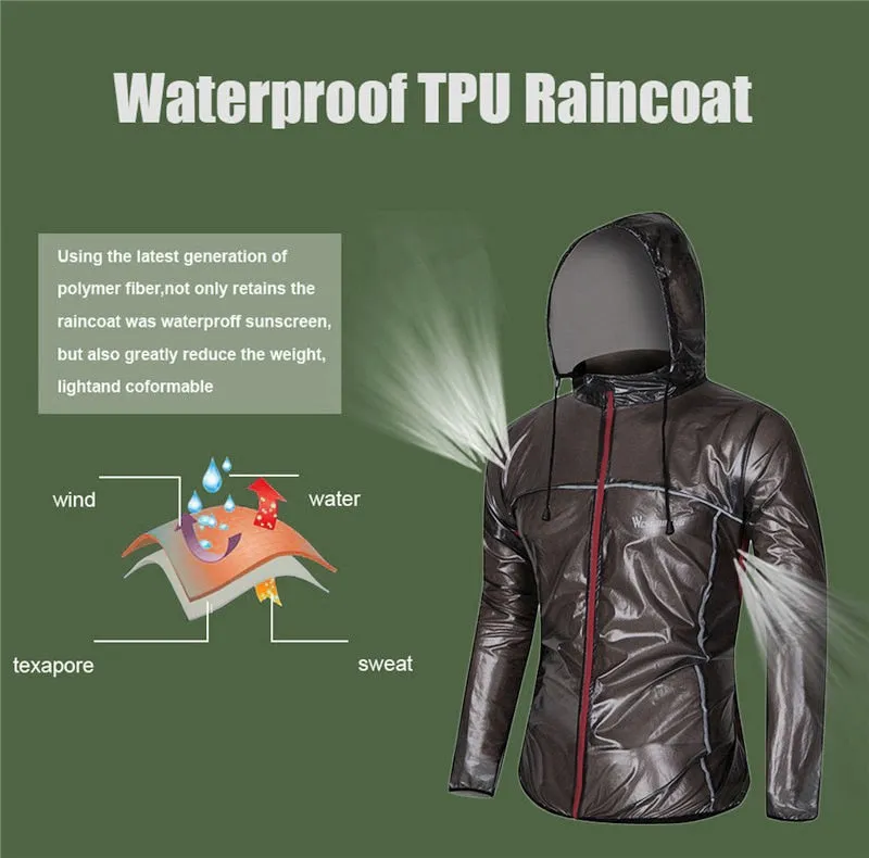 Waterproof Windbreaker Light Rain mountain bike Raincoat Cycling Bike Bicicletas Raincoat Bicycle Rain Jacket Jersey