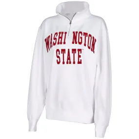 White Unisex 1/4 Washington State 1/4 Zip