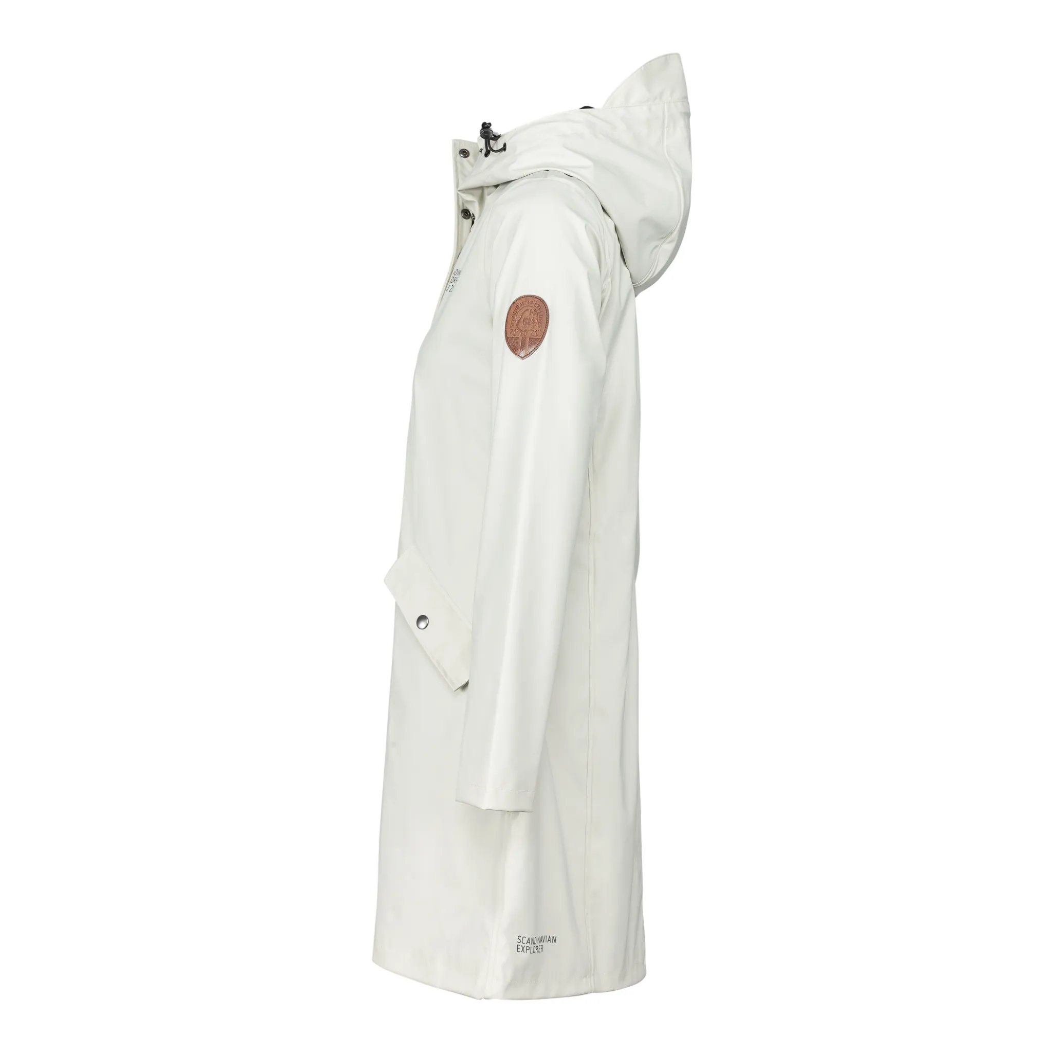 Women's Scandinavian Raincoat - White