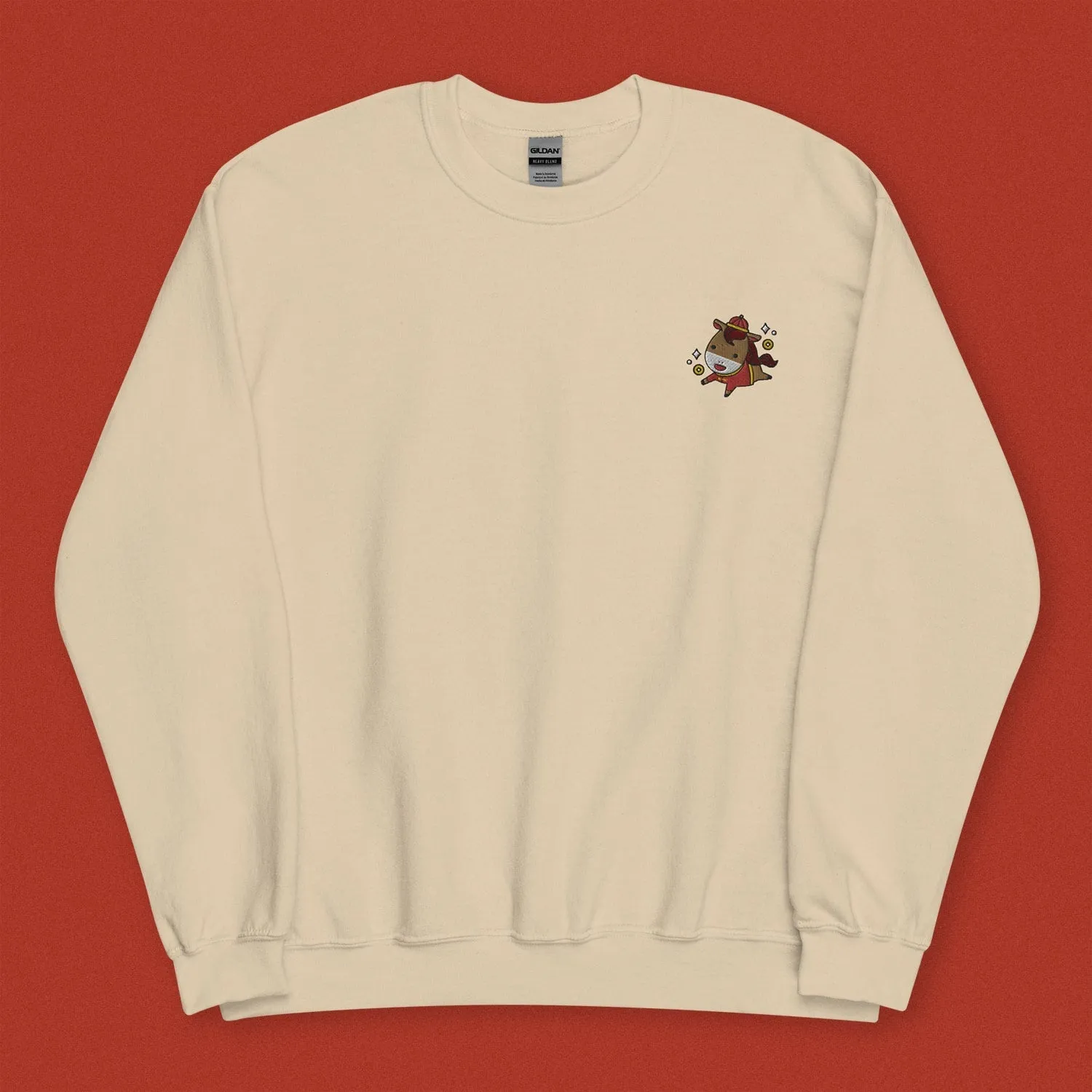 Year of the Horse Embroidered Sweatshirt