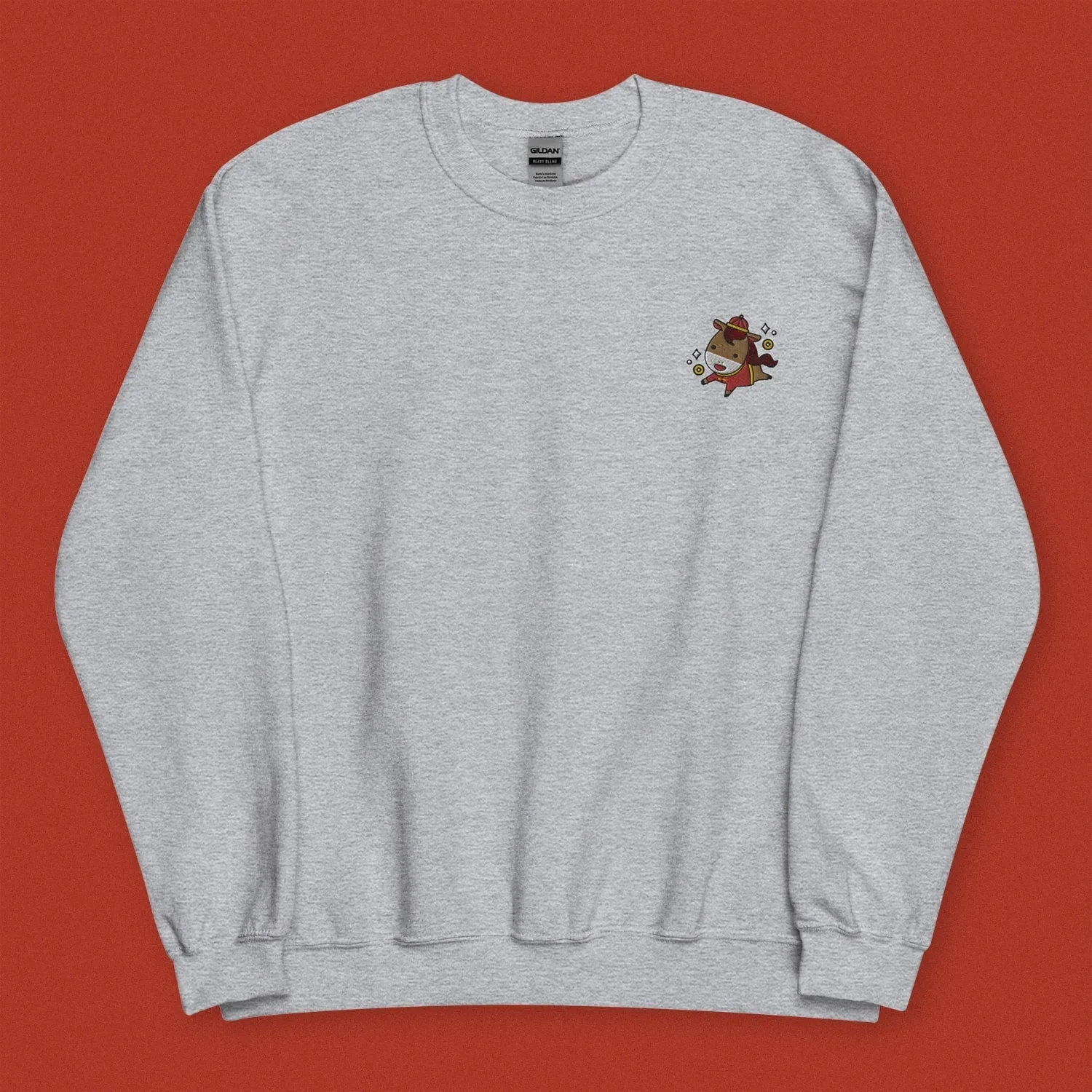 Year of the Horse Embroidered Sweatshirt