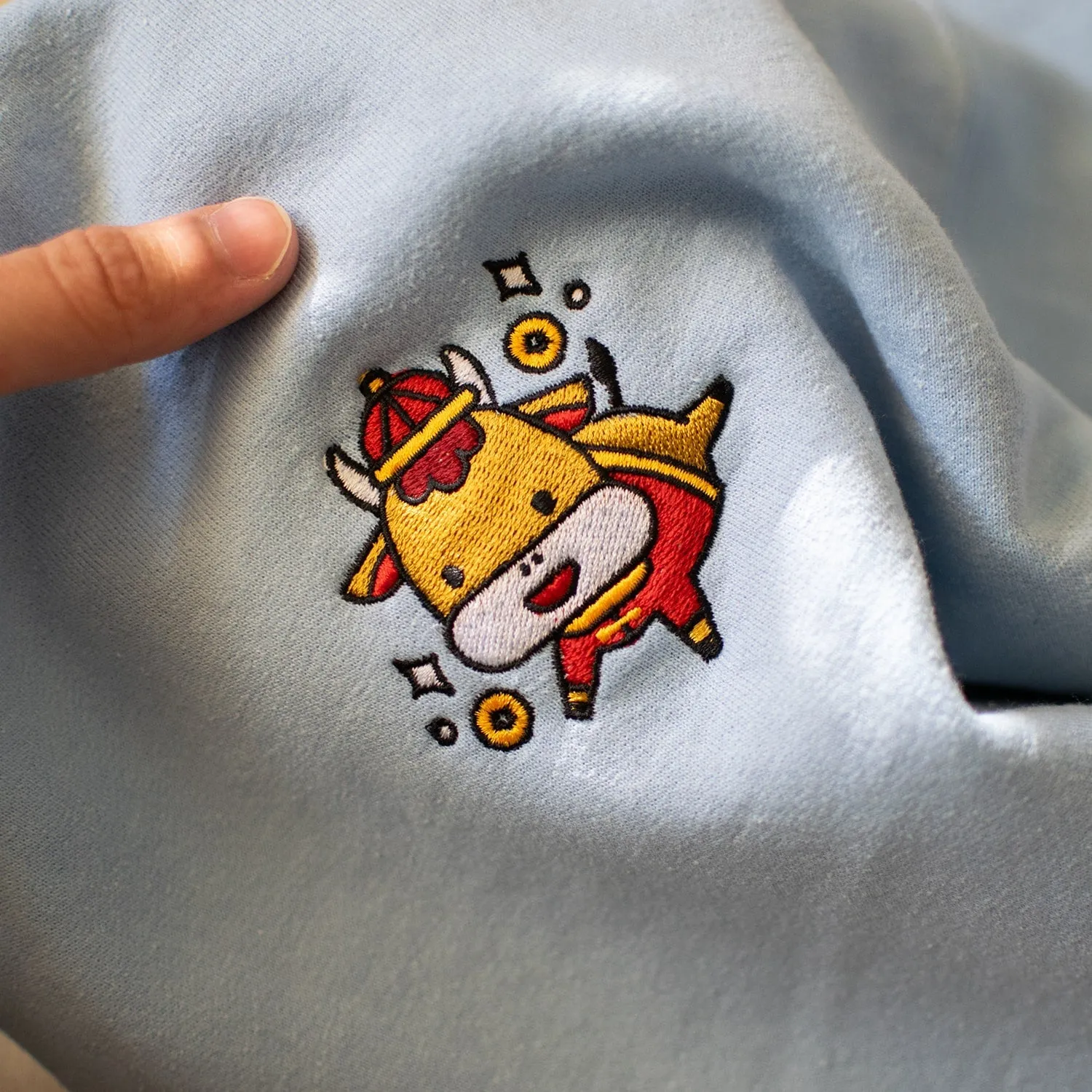 Year of the Ox Embroidered Sweatshirt