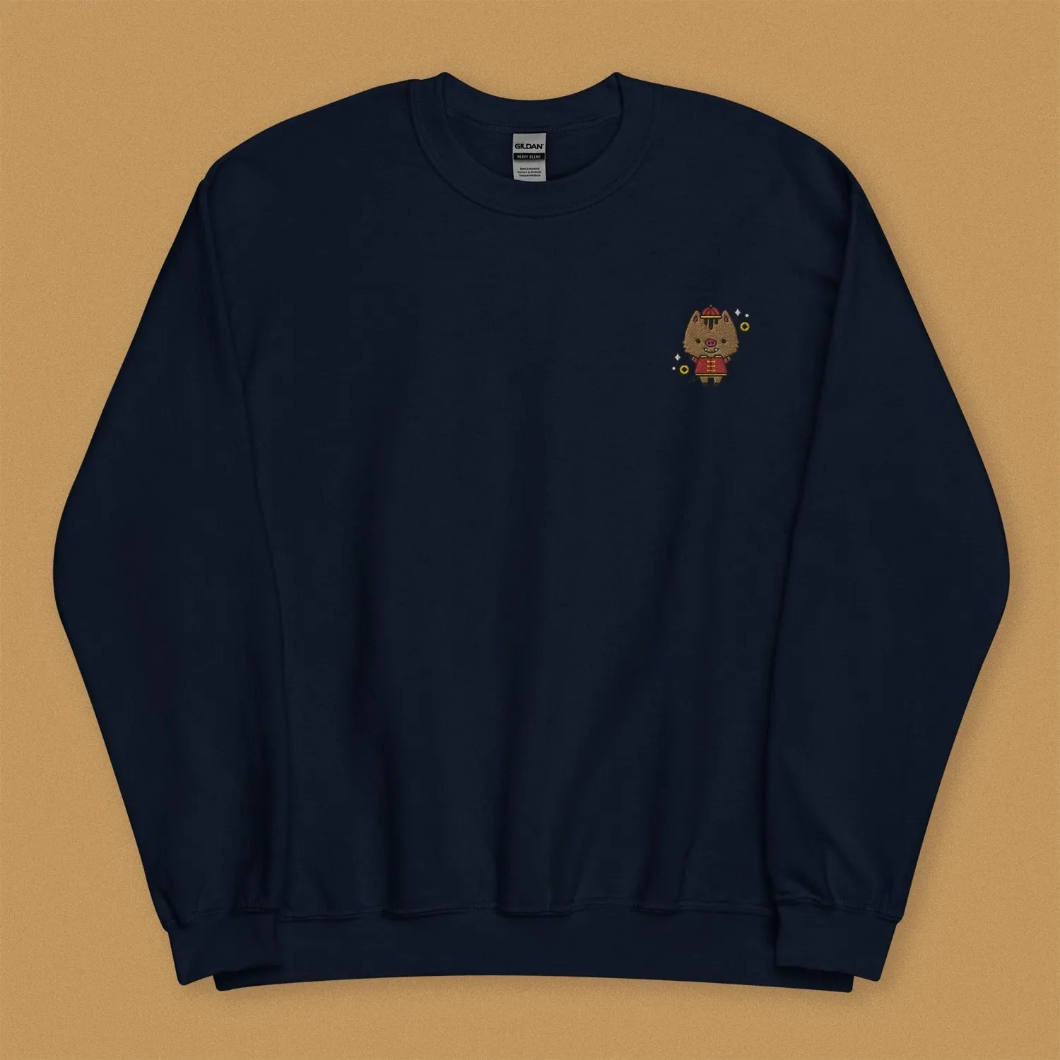 Year of the Pig Embroidered Sweatshirt