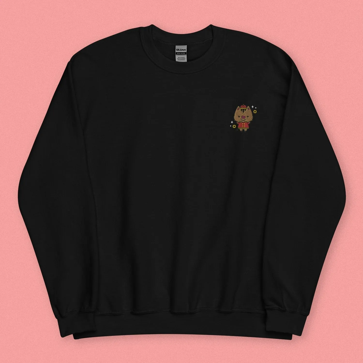 Year of the Pig Embroidered Sweatshirt