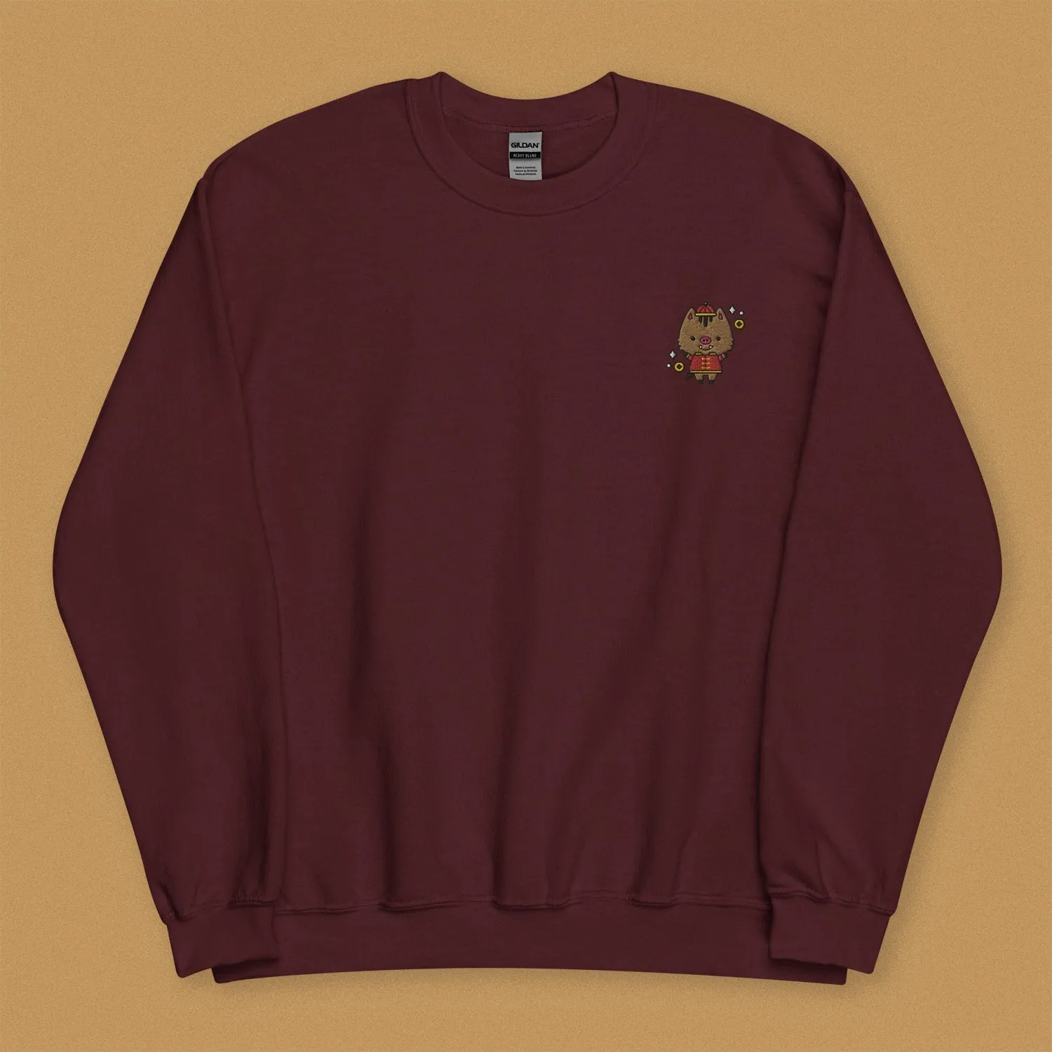 Year of the Pig Embroidered Sweatshirt