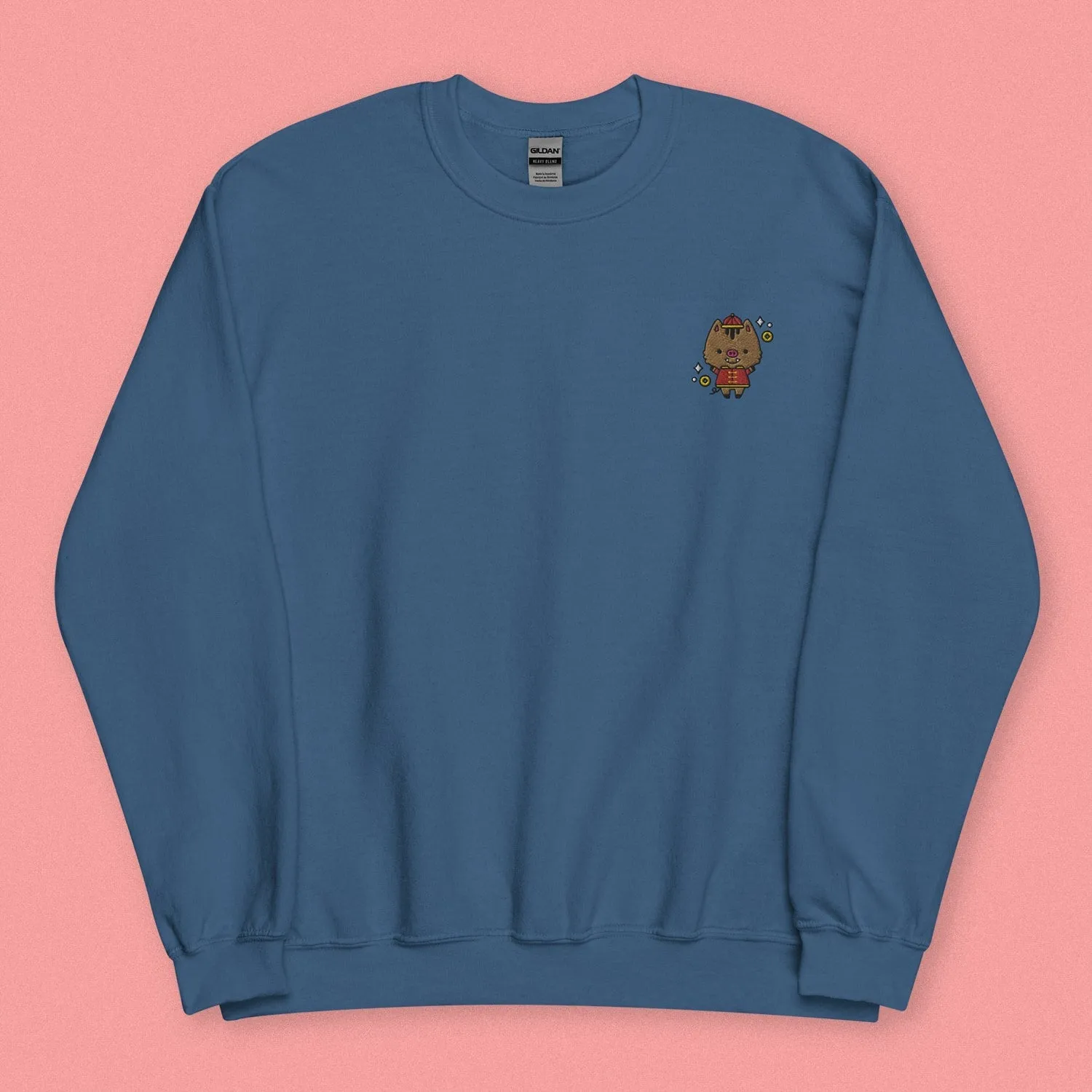 Year of the Pig Embroidered Sweatshirt