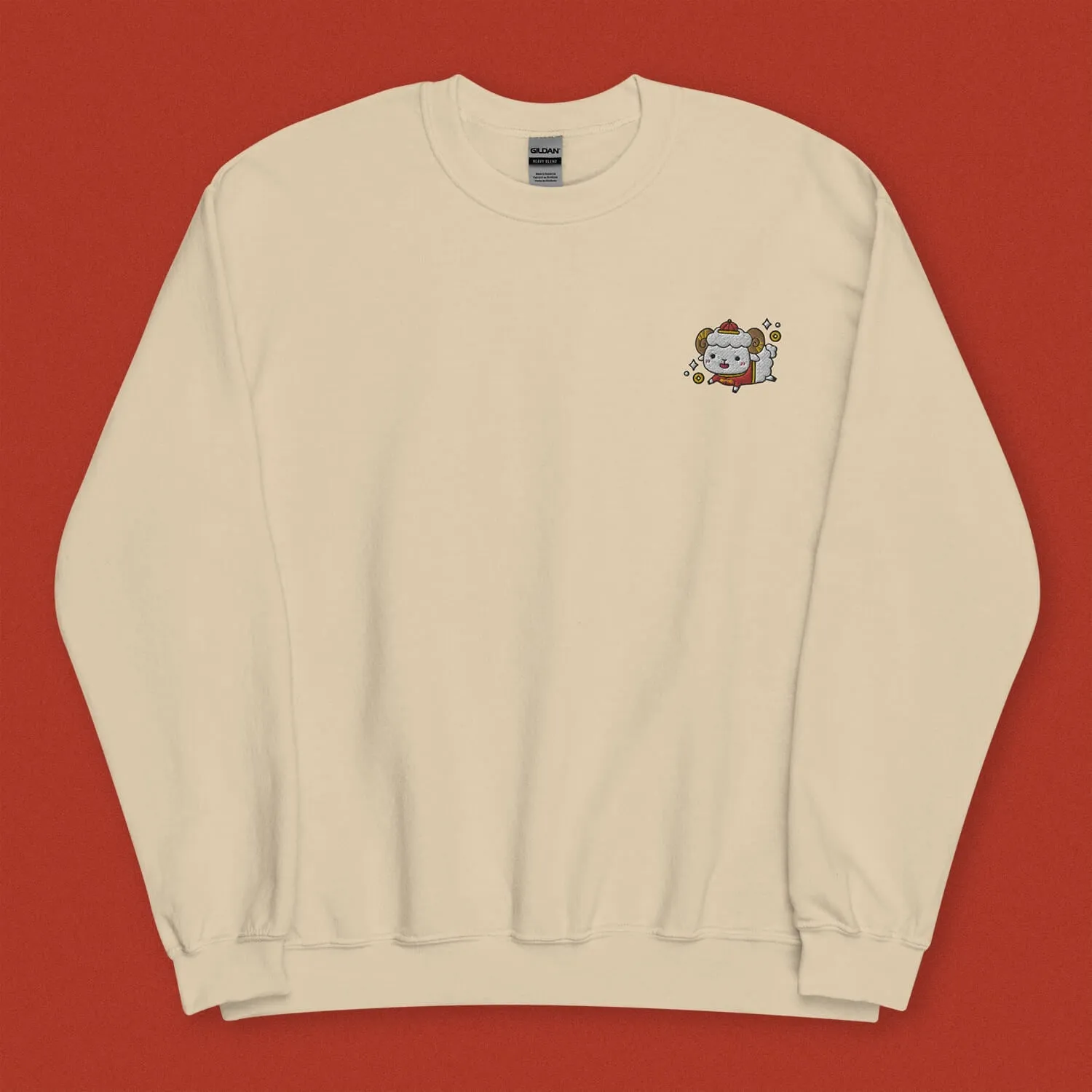 Year of the Sheep Embroidered Sweatshirt