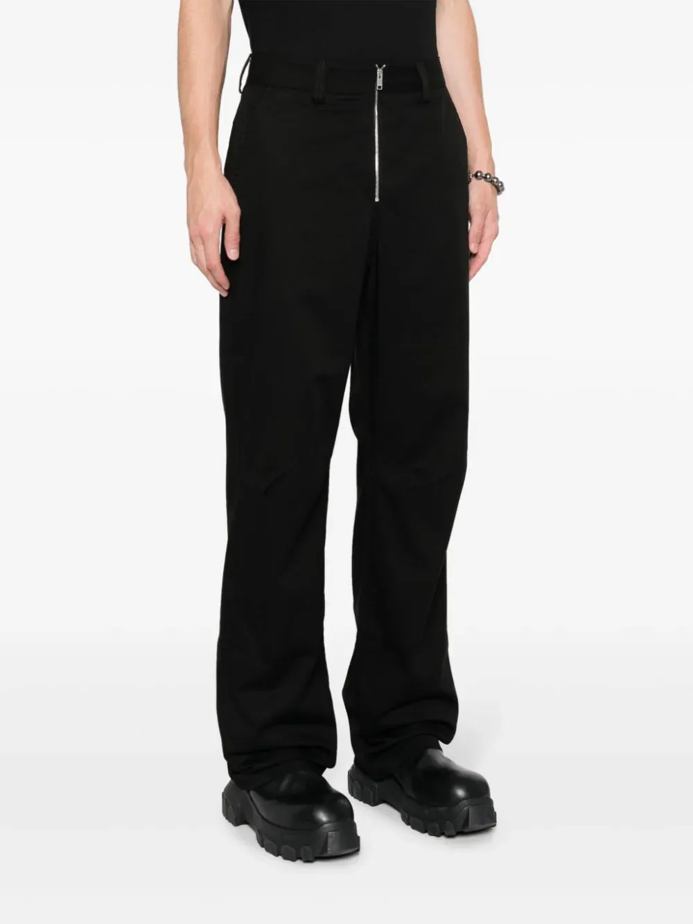 Zip Up Trousers