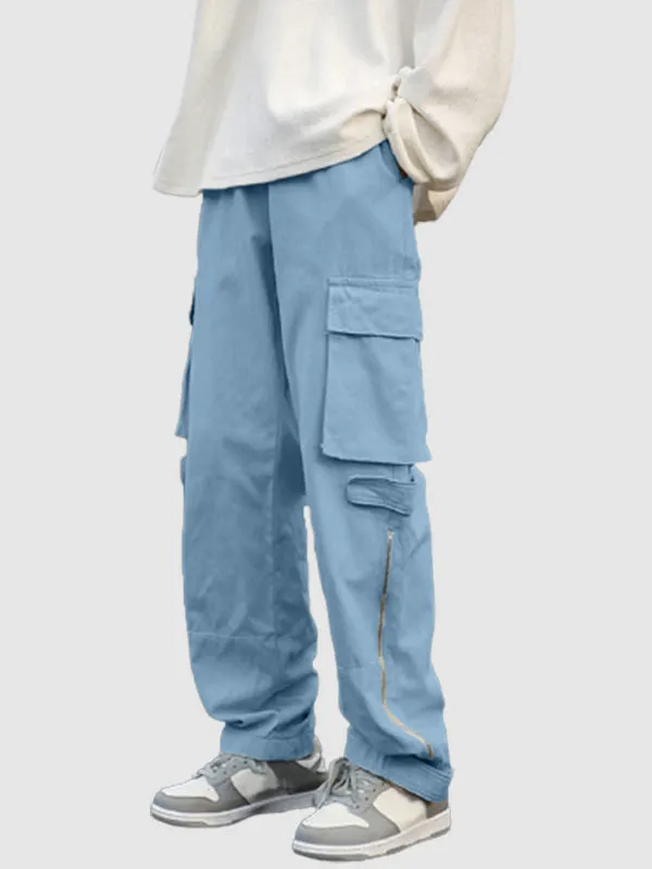 Zipper-leg versatile cargo pants