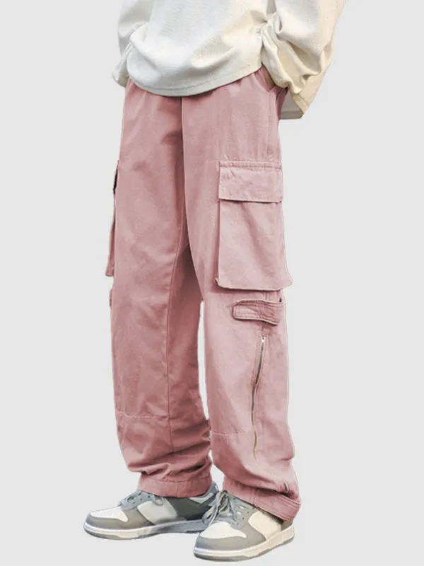 Zipper-leg versatile cargo pants